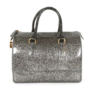 FURLA Candy Glitter PVC Limited Edition Doctors Satchel Tote Handbag